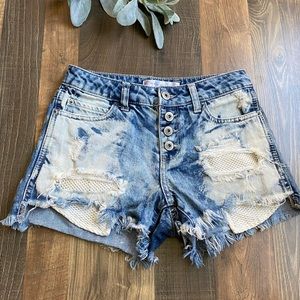 Junior jean shorts size 1